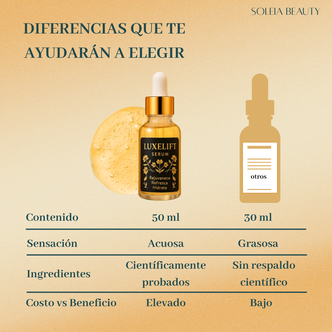 LuxeLift Serum™️| Vitamina E y Colágeno Para una Piel Eterna