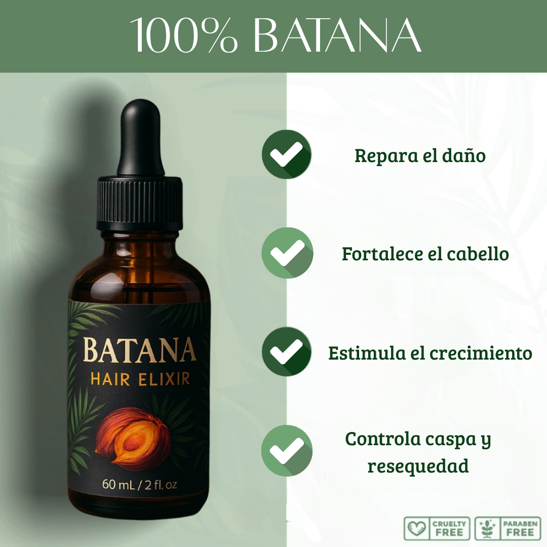 Batana Hair Elixir™️| Revitaliza tu Cuero Cabelludo y Estimula el Crecimiento Natural