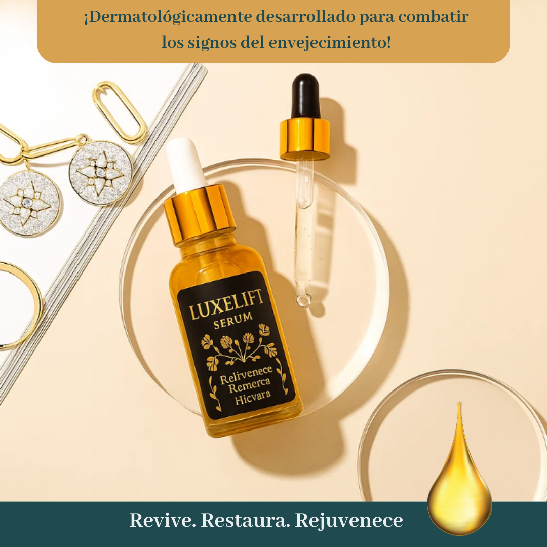 LuxeLift Serum™️| Vitamina E y Colágeno Para una Piel Eterna