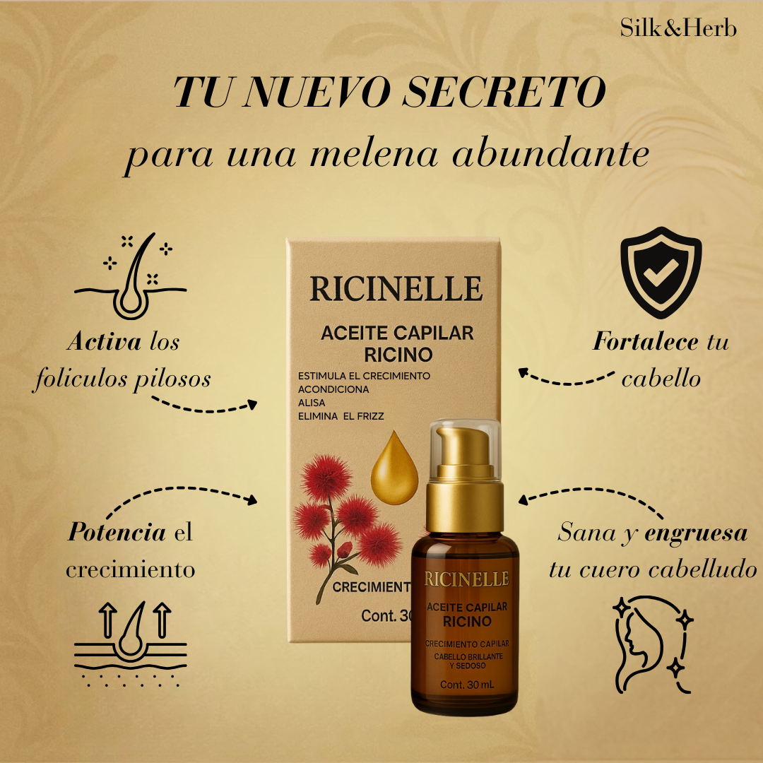 Ricinelle ™️| Nutrición Profunda Para un Crecimiento Visible