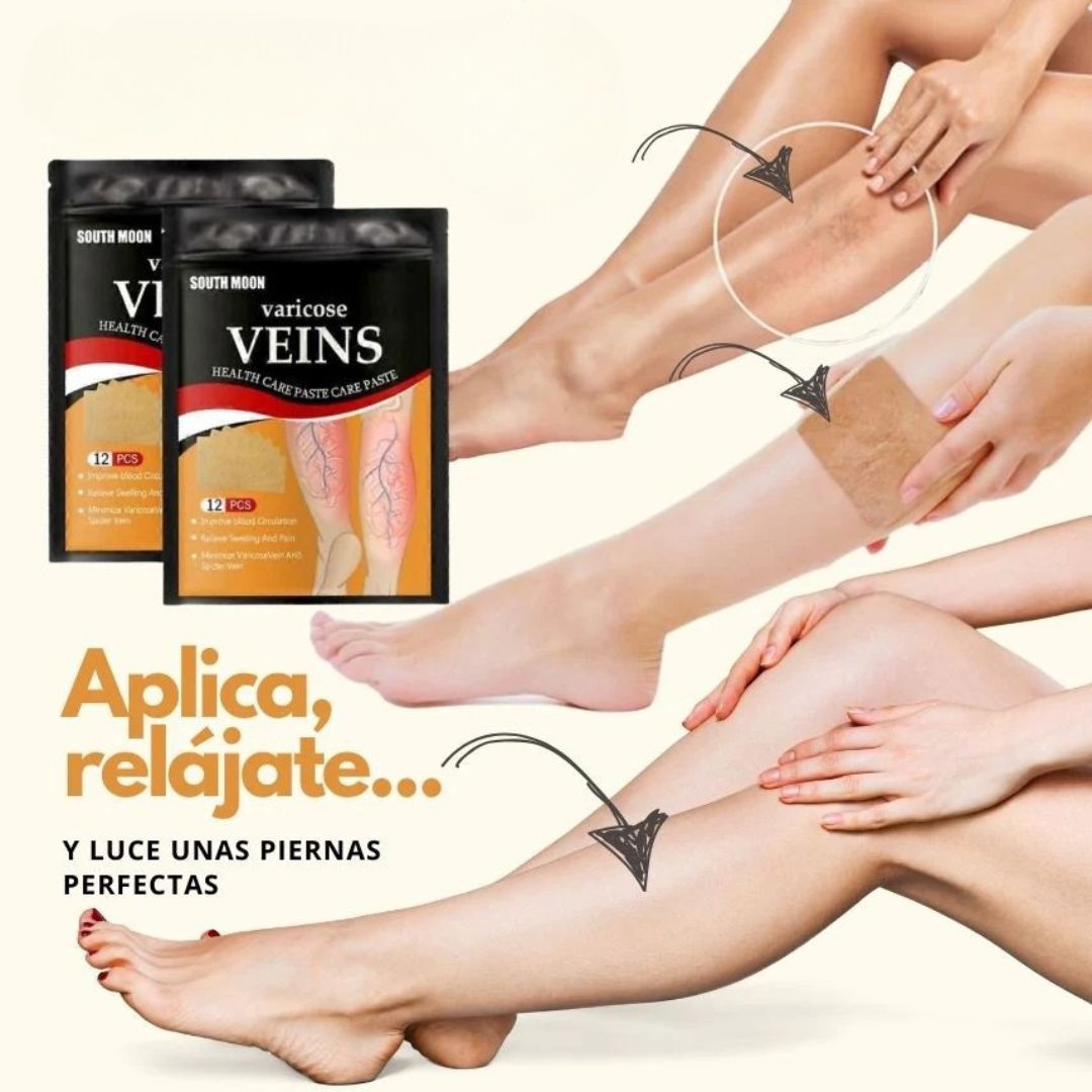Parches Varicose 3x1 | Piernas Saludables en todo Momento (36 unidades)