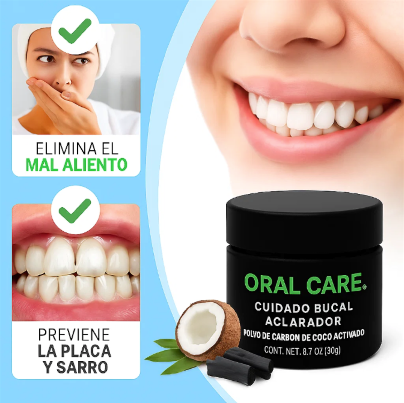 Oral Care™️ | Sonrisa Radiante y más Saludable 2x1