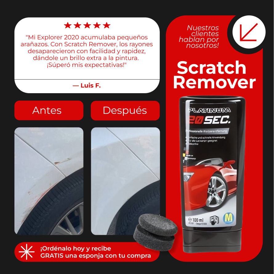 Scratch Remover | Dile Adiós a los Rayones de tu Auto