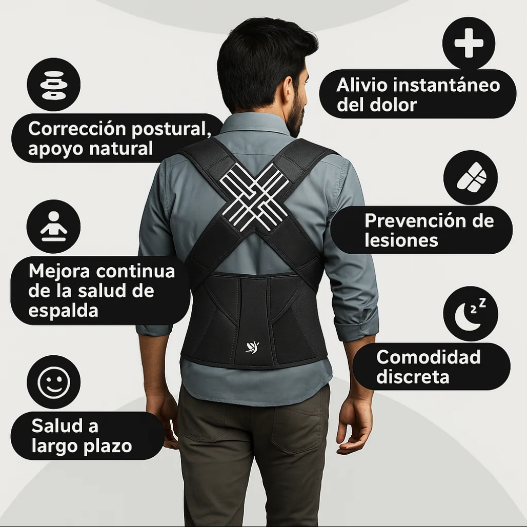 ERGOCORRECT™️ | Dile Adiós al Dolor Lumbar y Mejora tu Postura
