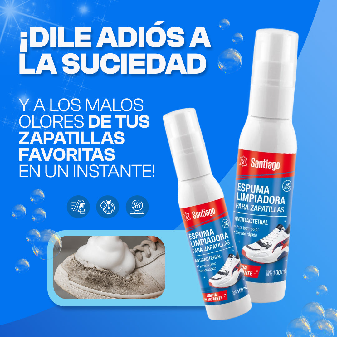 FoamCleaner | Dile Adiós a las Manchas y Malos olores en tus Zapatillas