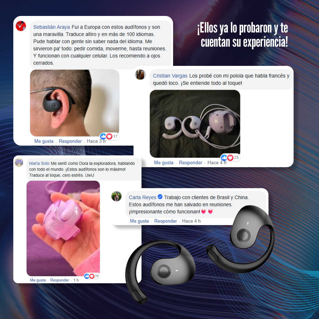 Earbuds Pro™️ | Traduce 114 idiomas Sin Problemas