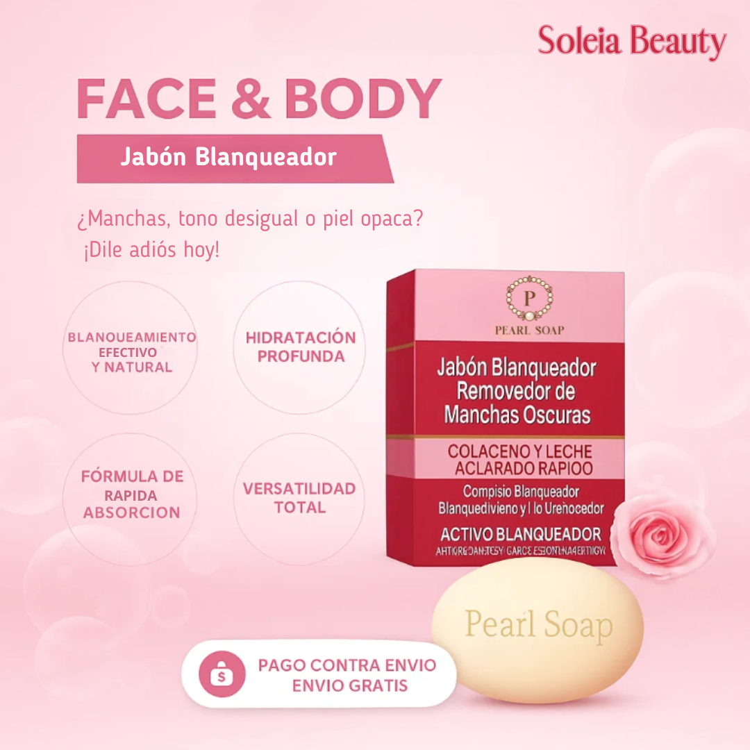 Pearl Soap™️| Suavidad y Claridad en Cada Uso