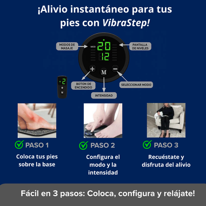 VibraStep™️| Tu Spa Personal para Pies, Sin Salir de Casa