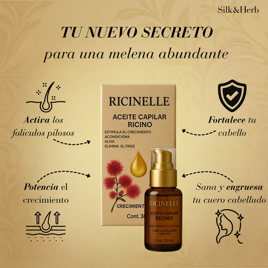 Ricinelle ™️| Nutrición Profunda Para un Crecimiento Visible