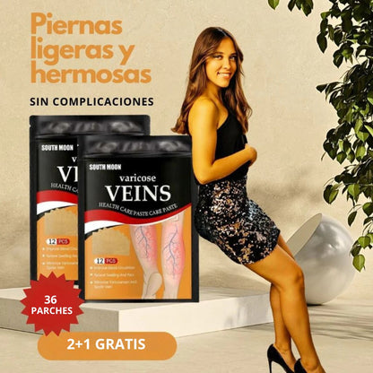 Parches Varicose 3x1 | Piernas Saludables en todo Momento (36 unidades)