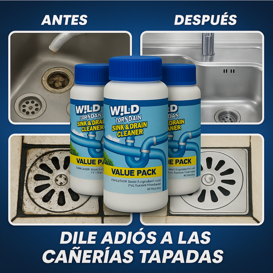 Wild Drain | Dile Adiós a las Cañerías tapadas 3x1