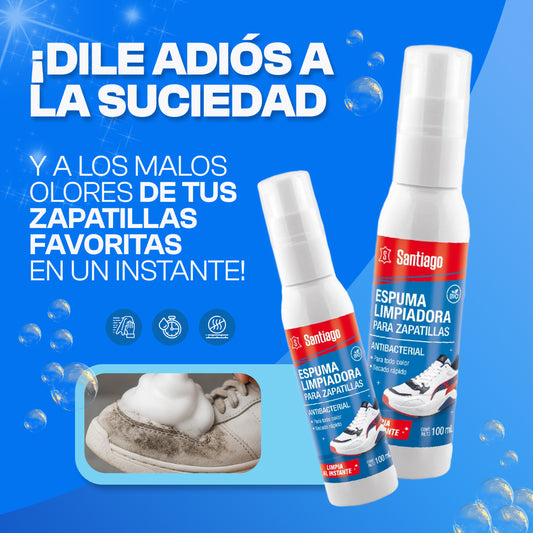 FoamCleaner | Dile Adiós a las Manchas y Malos olores en tus Zapatillas