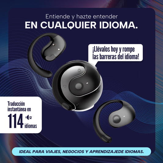 Earbuds Pro™️ | Traduce 114 idiomas Sin Problemas